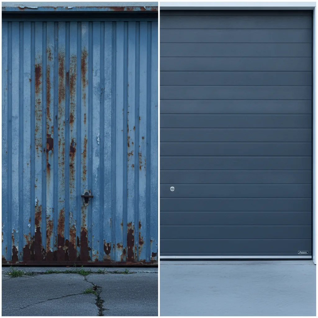 porte de garage isolante sectionnelle